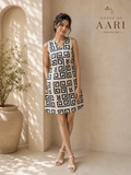 Ivory Maze A-Line Dress